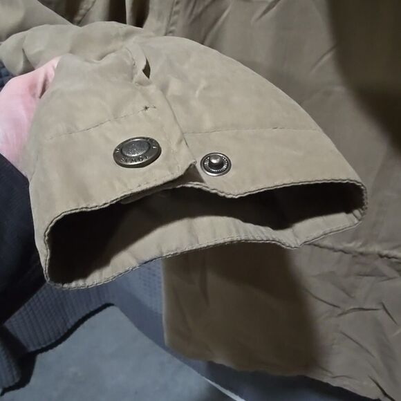 LondonFog Long Insulated Coat Jacket XL Towne Rain Windbreaker Hood Utility Tech - Picture 9 of 13